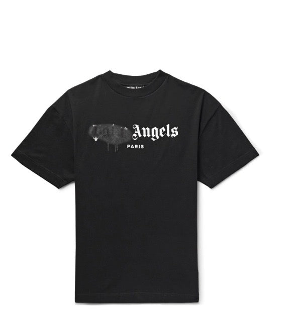 Palm Angels Tokyo Sprayed Logo T-shirt Black