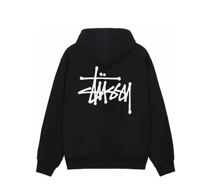 Stussy basic Stussy black zip up
