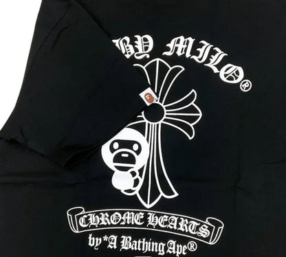 CHROME HEART [] BAPE TEE SHIRT