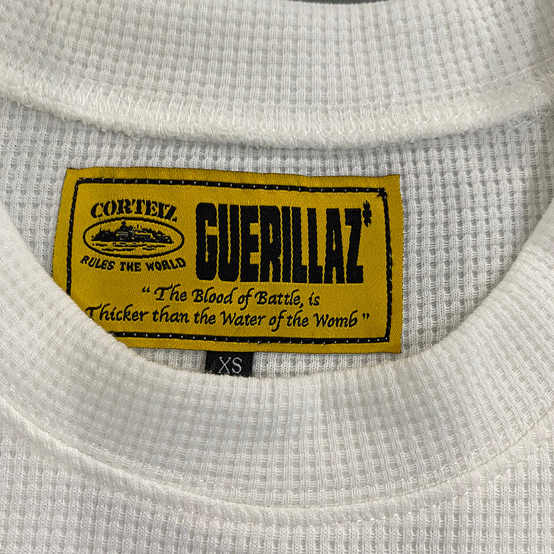 CORTEIZ INSIGNIA WAFFLE TEE WHITE