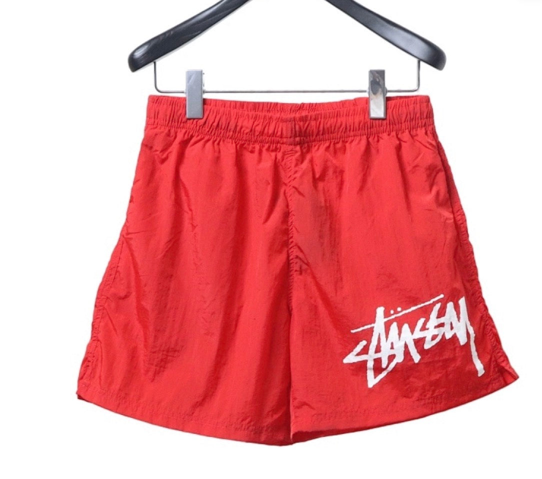 Stussy x Nike Shorts Red