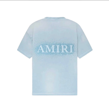 AMIRI Crystal Burst Tee Ashley Blue