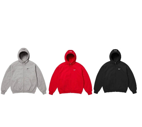 Nike x Supreme Zip Up Hooded Sweatshirt