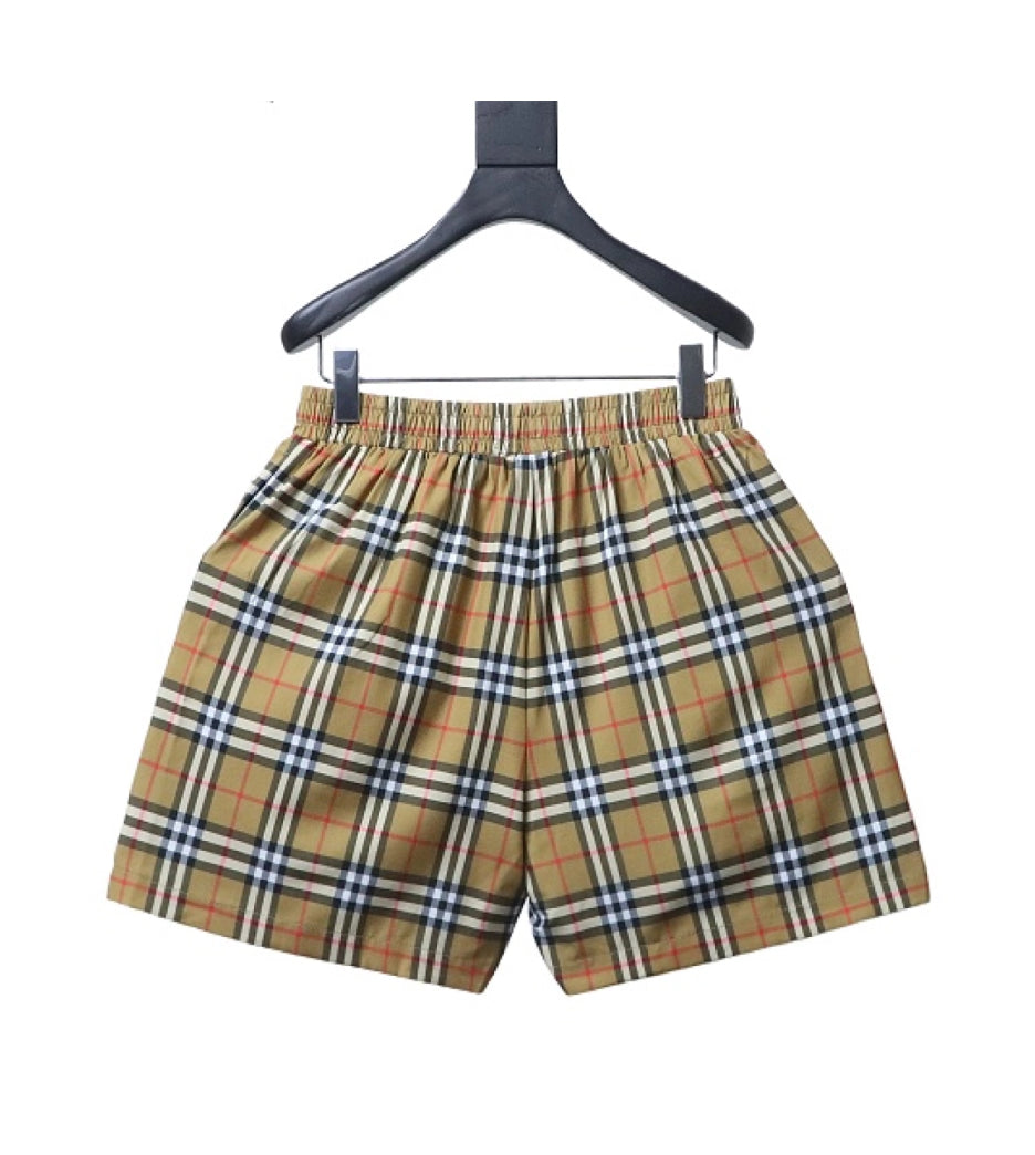 Burberry Check Cotton Shorts