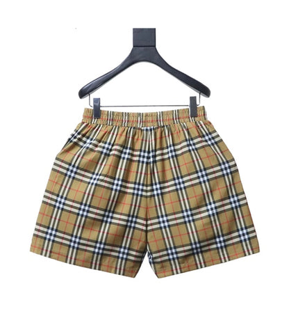Burberry Check Cotton Shorts