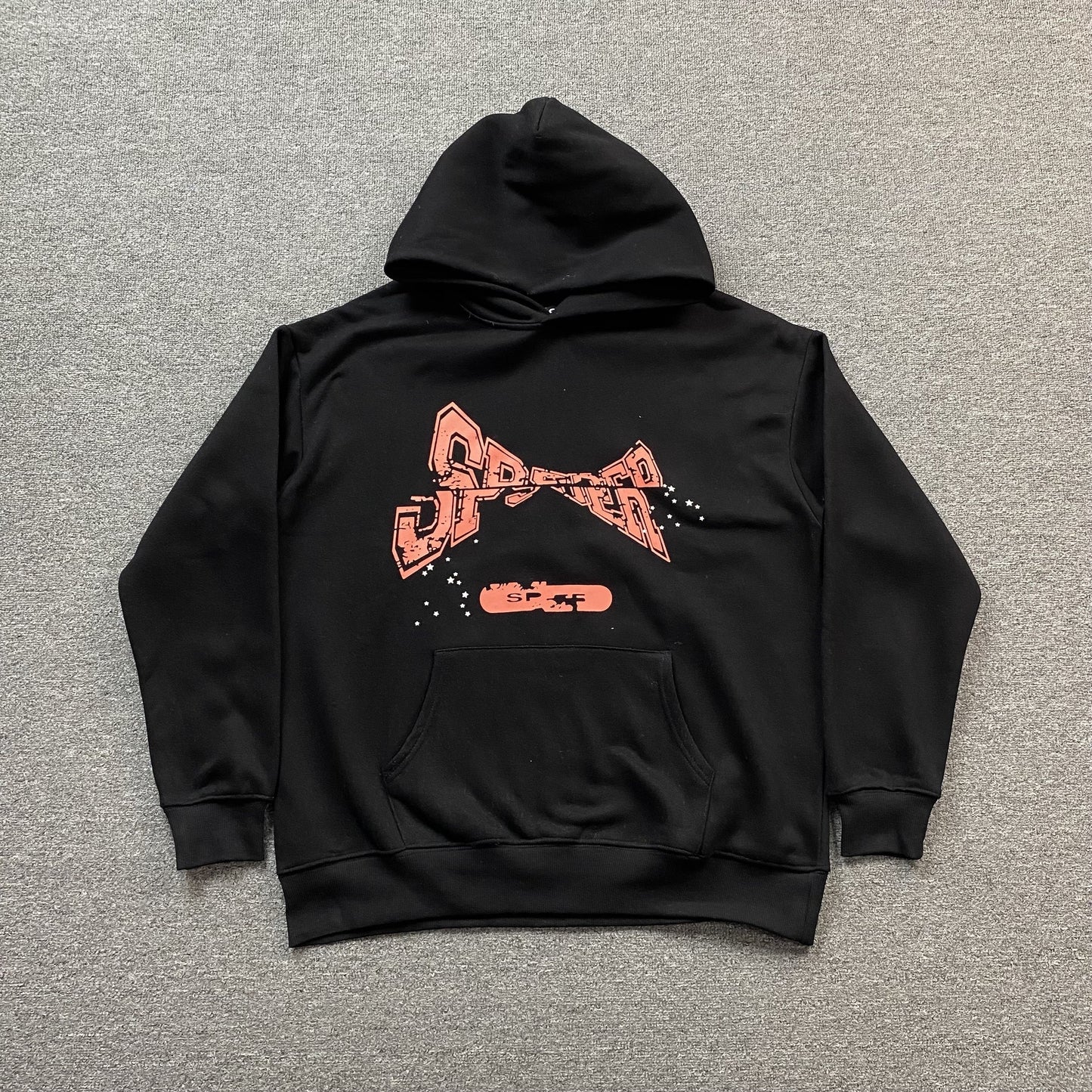 SP5DER ADULT HOODIE BLACK