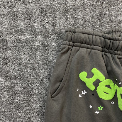 SP5DER WAIT WEB SWEATPANTS SLATE GREY