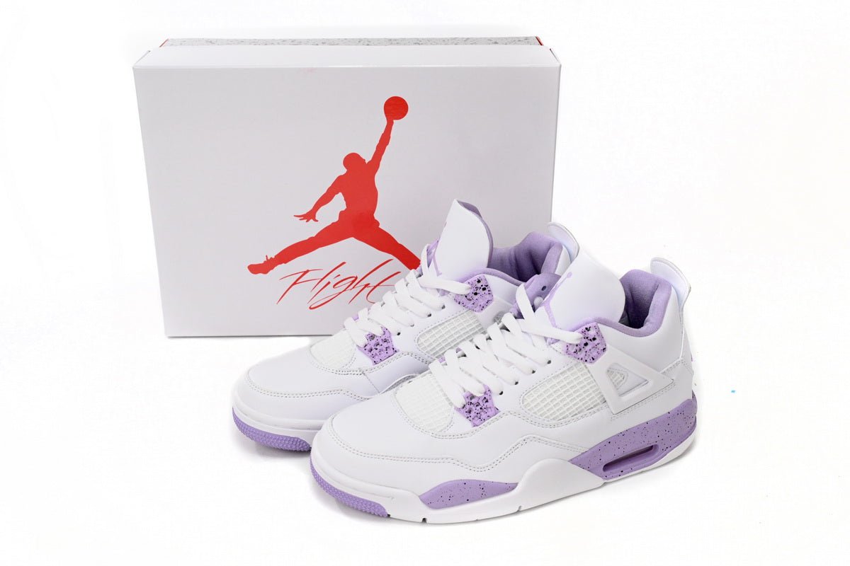 Jordan 4 White Purple